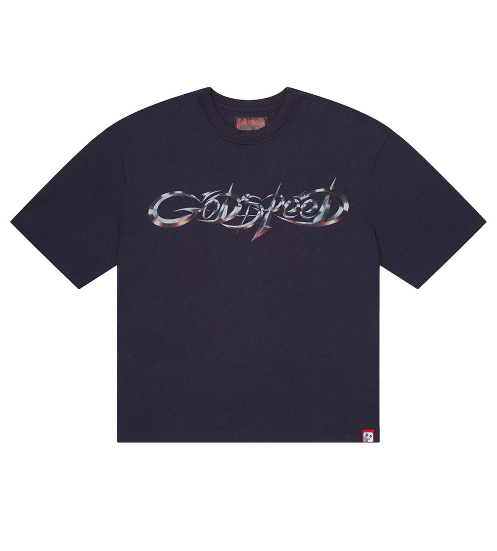 Godspeed New Age Logo Tee Navy