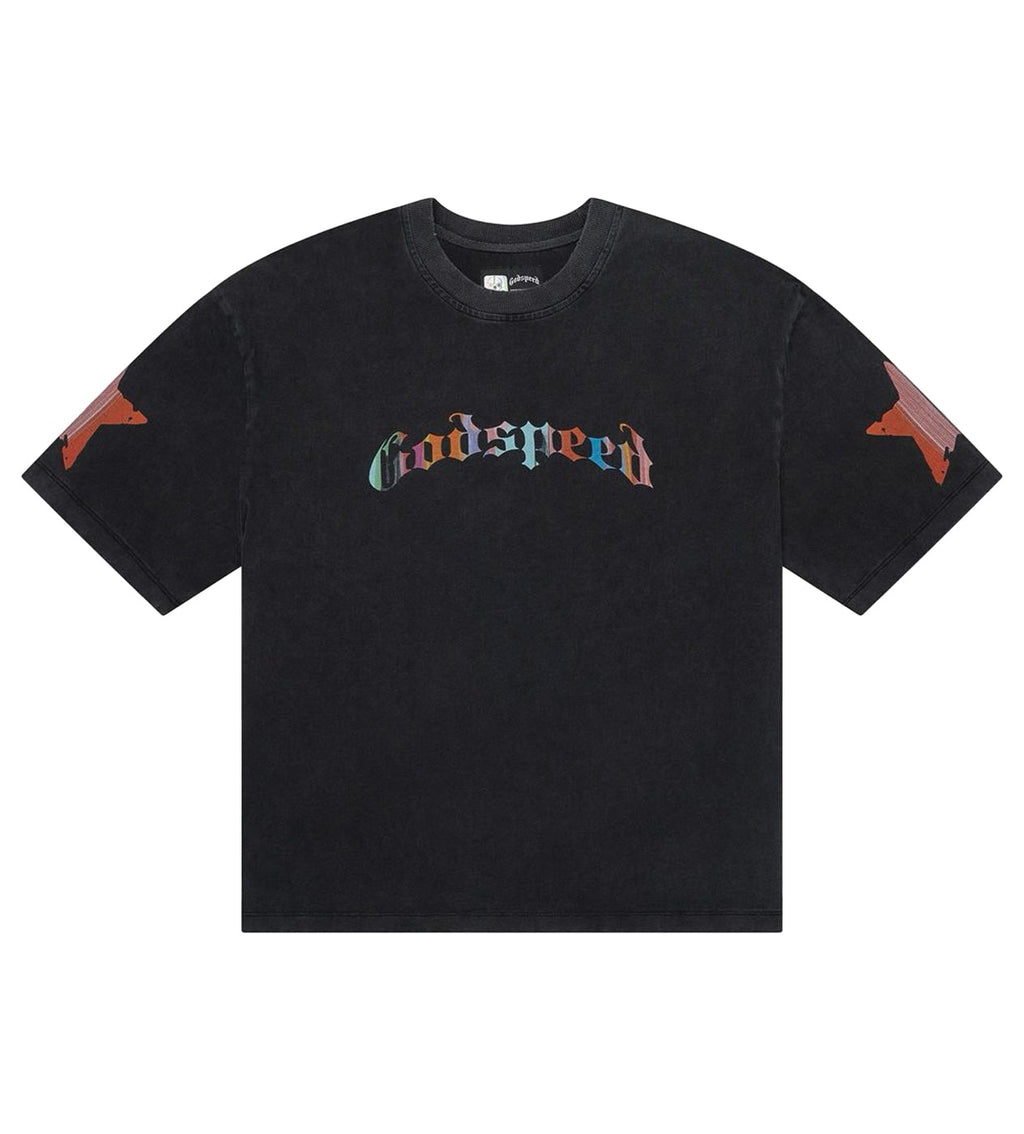 Godspeed Pastel Cowboy Tee Black