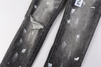 PURPLE  Fashion Jeans 9032